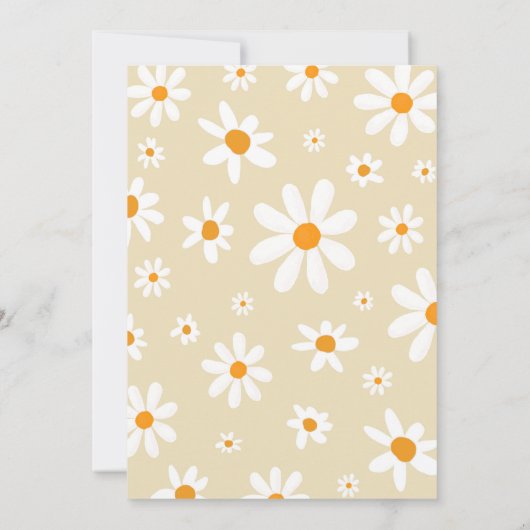 De Remerciements Carte Boho Daisy Bitrhday Note Heure Capsule (Dos)