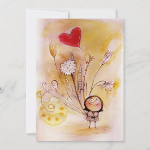 De Remerciements Carte Bouquet