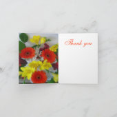 De Remerciements Carte Bouquet Automne (Intérieur)