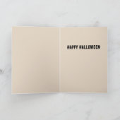 De Remerciements Carte Bullmastiff Halloween (Intérieur)
