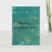 De Remerciements Carte Chat Noir (Dos)