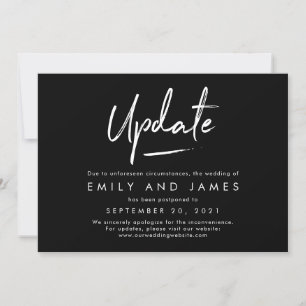 De Remerciements Carte Chic Strokes Editable Color Mariage Update C