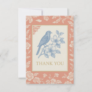 De Remerciements Carte Chinoiserie