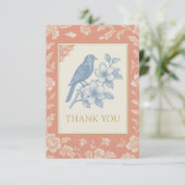 De Remerciements Carte Chinoiserie (Debout devant)