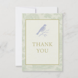 De Remerciements Carte Chinoiserie