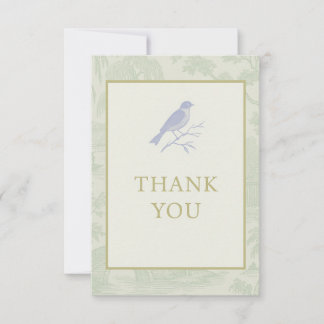 De Remerciements Carte Chinoiserie