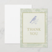 De Remerciements Carte Chinoiserie (Devant / Derrière)
