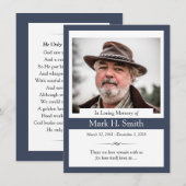 De Remerciements Carte commémorative (Devant / Derrière)