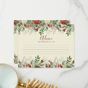 De Remerciements Carte conseil hiver Berries Botanical Game Card