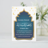 De Remerciements Carte Couper Eid Mubarak (Debout devant)