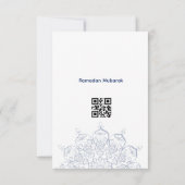 De Remerciements Carte Couper Eid Mubarak (Dos)