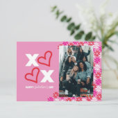 De Remerciements Carte Cute XOXO Galentine's Day (Debout devant)