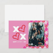 De Remerciements Carte Cute XOXO Galentine's Day (Devant / Derrière)