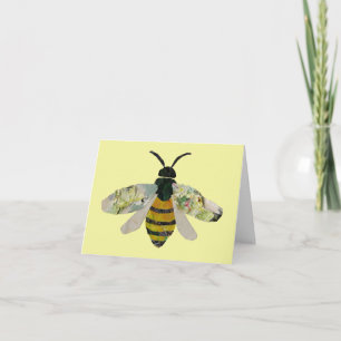 De Remerciements Carte d'abeille