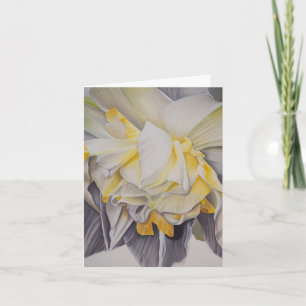 De Remerciements Carte Daffodique