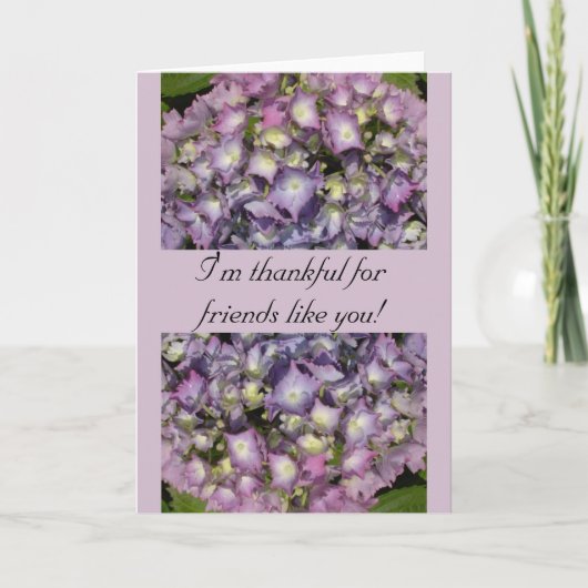 De Remerciements Carte d'amitié (Devant)