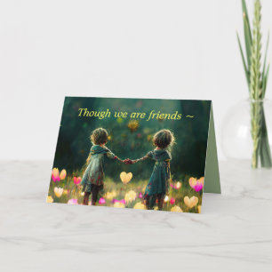 DE REMERCIEMENTS CARTE D'AMITIÉ AMIS/SOEURS