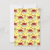 De Remerciements Carte d'amitié Saint-Valentin Spaghetti (Dos)