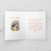 DE REMERCIEMENTS CARTE D'AMOUR FILLE (Intérieur)