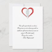 De Remerciements Carte d'amour-propre (Devant)