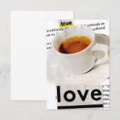 De Remerciements Carte d'Amour Véritable (Devant / Derrière)