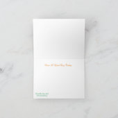 De Remerciements Carte d'anniversaire (Intérieur)