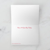 De Remerciements Carte d'anniversaire (Intérieur)