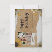 De Remerciements Carte d'anniversaire (Devant)