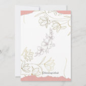 De Remerciements Carte d'anniversaire (Dos)