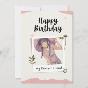 De Remerciements Carte d'anniversaire