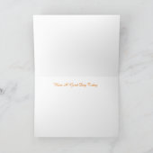 De Remerciements Carte d'anniversaire (Intérieur)
