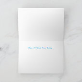 De Remerciements Carte d'anniversaire (Intérieur)