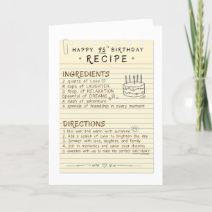 De Remerciements Carte d'anniversaire 95e pour grand-mère ou maman