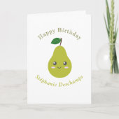 De Remerciements Carte d'anniversaire à l'oreille (Devant)