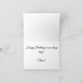 De Remerciements Carte d'anniversaire Champagne Taste (Intérieur)