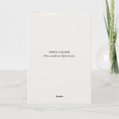 DE REMERCIEMENTS CARTE D'ANNIVERSAIRE CHÉRIE (Dos)