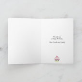 De Remerciements Carte d'anniversaire Cupcake Kawaii (Intérieur)