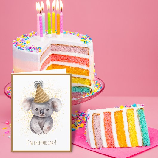 De Remerciements Carte d'anniversaire Cute Koala