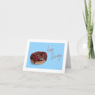 De Remerciements Carte d'anniversaire Donut