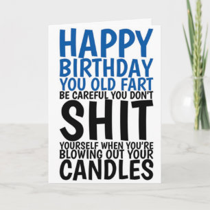 De Remerciements Carte d'anniversaire drôle