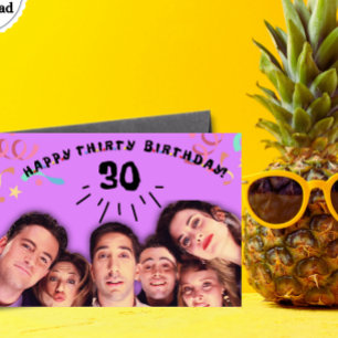 De Remerciements Carte d'anniversaire drôle pour les 30 ans d'amis