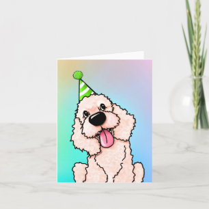 De Remerciements Carte d'anniversaire du doodle souriant KiniArt