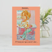 De Remerciements Carte d'anniversaire du mari (Debout devant)