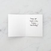 De Remerciements Carte d'anniversaire Hopkins (Intérieur)