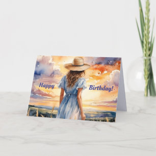 DE REMERCIEMENTS CARTE D'ANNIVERSAIRE HORIZON