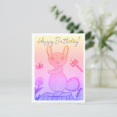 De Remerciements Carte d'anniversaire joyeuse (Debout devant)