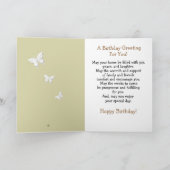 De Remerciements Carte d'anniversaire Lady Leopard d'Amérique afric (Intérieur)