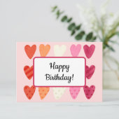 De Remerciements Carte d'anniversaire lesbienne (Debout devant)