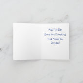 De Remerciements Carte d'anniversaire Magic Mountain View (Intérieur)