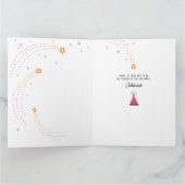 De Remerciements Carte d'anniversaire mignonne fille (Intérieur)